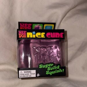 Trendy Brand New Purple Nee Doh Nice Cube Super Solid Squish🔥